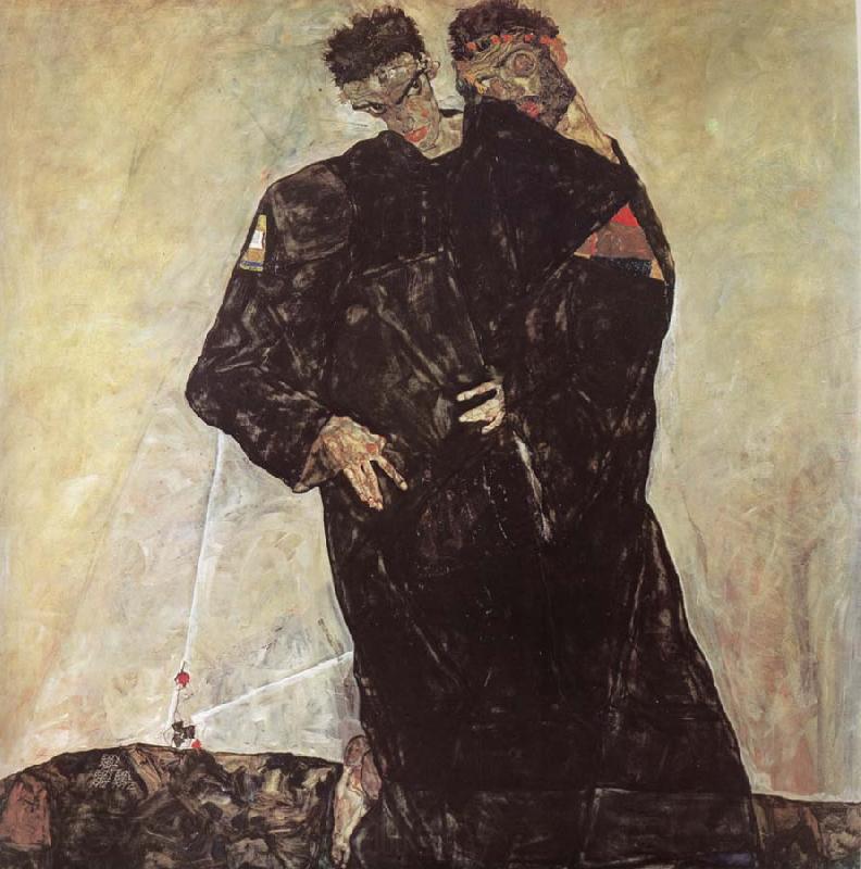 Egon Schiele Hermits Spain oil painting art